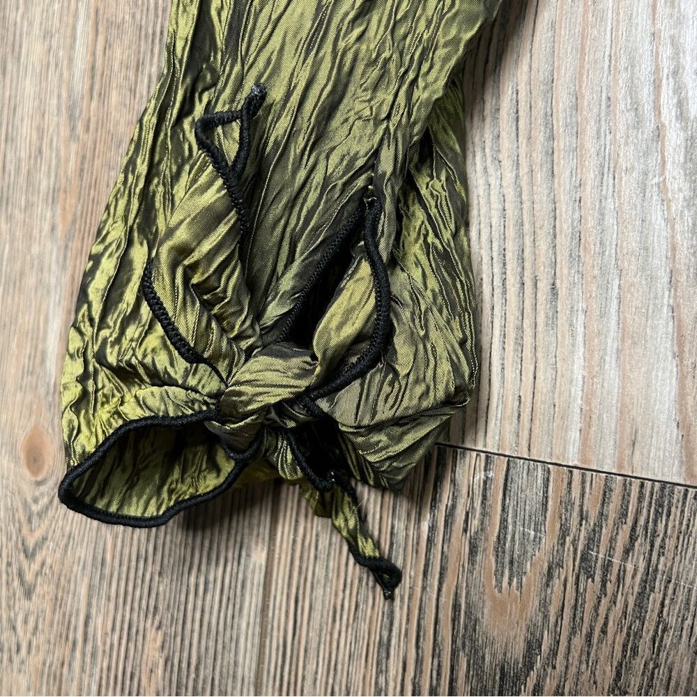 Vintage 90s jacket crinkle fabric - Picture 5 of 9